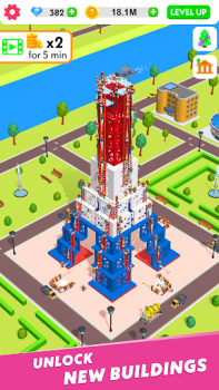 Herunterladen Idle Construction 3D Strategien für Android Bildschirmfoto 7