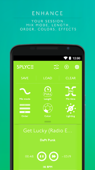 Herunterladen Splyce music player & automix Musik und Audio für Android Bildschirmfoto 3
