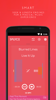 Herunterladen Splyce music player & automix Musik und Audio für Android Bildschirmfoto 4
