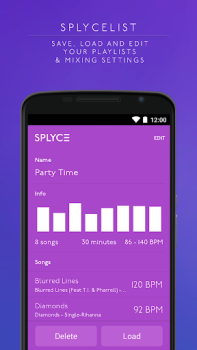 Herunterladen Splyce music player & automix Musik und Audio für Android Bildschirmfoto 5