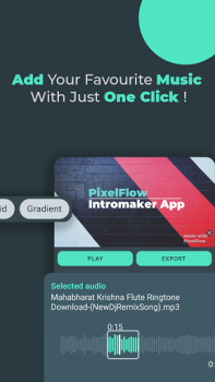 Herunterladen PixelFlow: Intro Video maker Kunst & Design für Android Bildschirmfoto 7