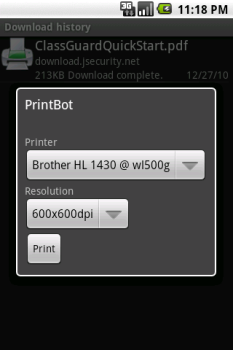 Herunterladen PrintBot Arbeit für Android Bildschirmfoto 4