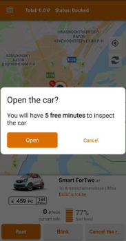Herunterladen BiBiCar - carsharing Autos & Transport für Android Bildschirmfoto 2