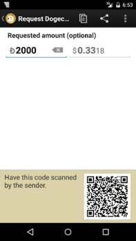Herunterladen Dogecoin Wallet Finanzen für Android Bildschirmfoto 5