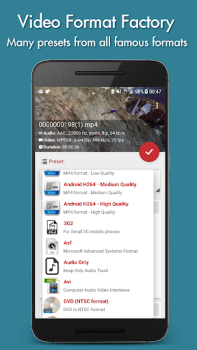 Herunterladen Video Format Factory Werkzeuge für Android Bildschirmfoto 4