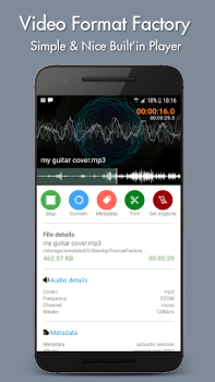 Herunterladen Video Format Factory Werkzeuge für Android Bildschirmfoto 6