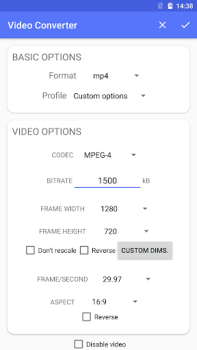 Herunterladen Video Konverter Video-Player und -Editoren für Android Bildschirmfoto 3