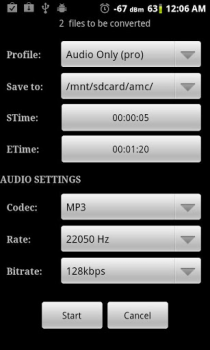 Herunterladen Video Converter Android Video-Player und -Editoren für Android Bildschirmfoto 5
