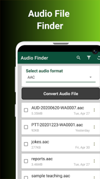 Herunterladen Audio Converter To Any Format Musik und Audio für Android Bildschirmfoto 4