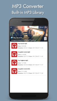 Herunterladen MP3 Converter Musik und Audio für Android Bildschirmfoto 5