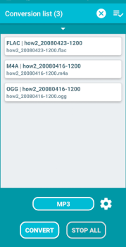 Herunterladen Audio Converter - Alle Formate Werkzeuge für Android Bildschirmfoto 3