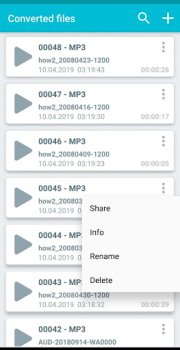 Herunterladen Audio Converter - Alle Formate Werkzeuge für Android Bildschirmfoto 6