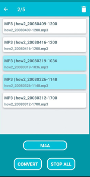 Herunterladen Audio Converter - Alle Formate Werkzeuge für Android Bildschirmfoto 7