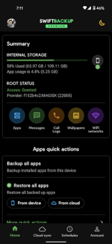 Herunterladen Swift Backup Werkzeuge für Android