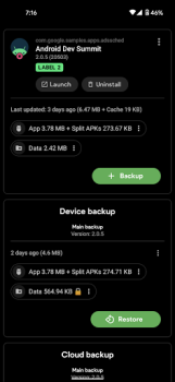 Herunterladen Swift Backup Werkzeuge für Android Bildschirmfoto 3