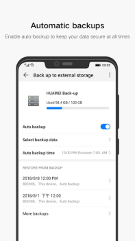 Herunterladen Huawei Backup Werkzeuge für Android Bildschirmfoto 3