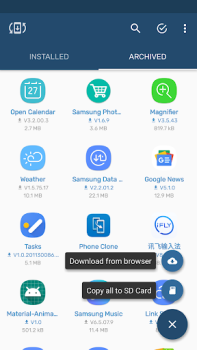 Herunterladen Backup-Anwendung - Unterstützt Werkzeuge für Android Bildschirmfoto 3
