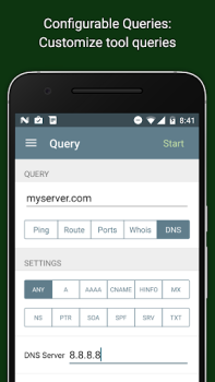 Herunterladen Network Analyzer Werkzeuge für Android Bildschirmfoto 3