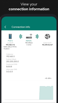 Herunterladen NetX Network Tools Werkzeuge für Android Bildschirmfoto 5