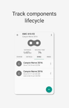 Herunterladen ProBikeGarage: Bicycle tracker Gesundheit & Fitness für Android Bildschirmfoto 3