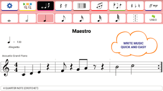 Herunterladen Maestro - Musik Komponist Musik und Audio für Android