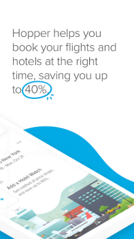 Herunterladen Hopper: Flug, Hotel & Auto Reisen für Android Bildschirmfoto 2