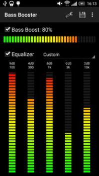 Herunterladen Bass Booster - Music Equalizer Musik und Audio für Android Bildschirmfoto 2