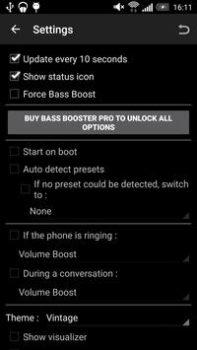 Herunterladen Bass Booster - Music Equalizer Musik und Audio für Android Bildschirmfoto 3