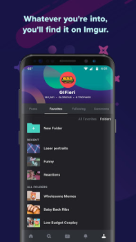 Herunterladen Imgur: Funny Memes & GIF Maker Foto für Android Bildschirmfoto 5