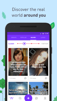 Herunterladen Whisper Soziales für Android Bildschirmfoto 3