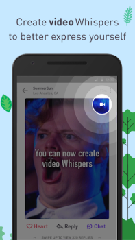 Herunterladen Whisper Soziales für Android Bildschirmfoto 4