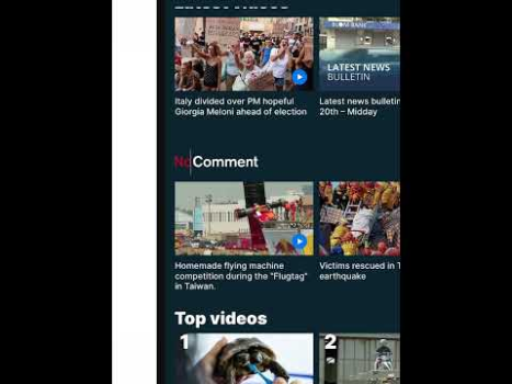 Herunterladen Euronews: Aktuelle Nachrichten Nachrichten & Magazine für Android Bildschirmfoto 8