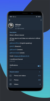 Herunterladen BGram Kommunikation für Android Bildschirmfoto 2