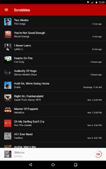 Herunterladen Last.fm Musik und Audio für Android Bildschirmfoto 6