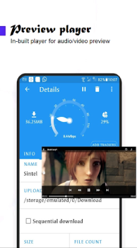 Herunterladen Torrent Pro - Torrent Download Video-Player und -Editoren für Android Bildschirmfoto 5