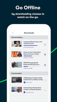 Herunterladen Skillshare Online-Kurse Bildung für Android Bildschirmfoto 4