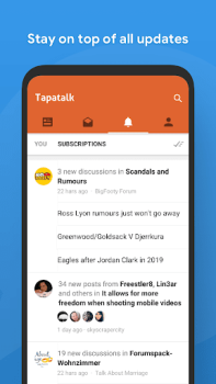 Herunterladen Tapatalk Soziales für Android Bildschirmfoto 5