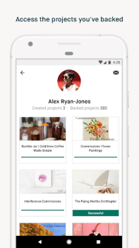 Herunterladen Kickstarter Soziales für Android Bildschirmfoto 4