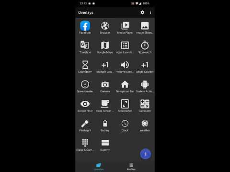 Herunterladen Overlays - Floating Launcher Arbeit für Android Bildschirmfoto 8