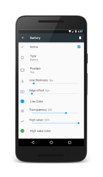 Herunterladen PowerLine: Status Bar meters Werkzeuge für Android Bildschirmfoto 3