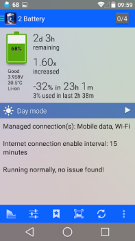 Herunterladen 2 Battery - Battery Saver Arbeit für Android