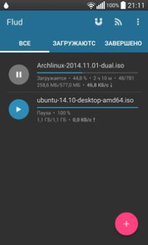 Herunterladen Flud - Torrent Downloader Video-Player und -Editoren für Android Bildschirmfoto 2