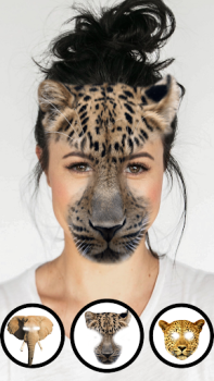 Herunterladen Tiergesichter Foto App Unterhaltung für Android Bildschirmfoto 3