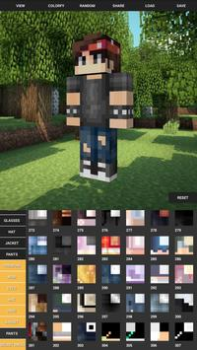 Herunterladen Custom Skin Creator Minecraft Unterhaltung für Android Bildschirmfoto 5