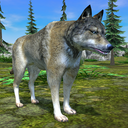 Logo Wolf Simulator - Animal Games