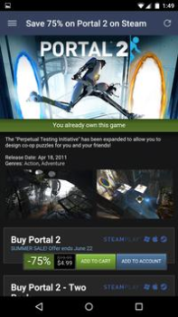 Herunterladen Steam Unterhaltung für Android Bildschirmfoto 3