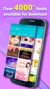 Herunterladen HiFont - Schriftarten-Tool Personalisierung für Android Bildschirmfoto 4