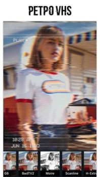 Herunterladen Glitch Foto Editor - VHS, Glit Foto für Android Bildschirmfoto 2