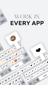 Herunterladen Keyboard & Emojis Pro Unterhaltung für Android Bildschirmfoto 3