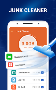 Herunterladen Phone Cleaner - Cache Clean, Booster, RAM Cleaner Werkzeuge für Android Bildschirmfoto 2